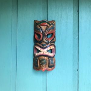 Wooden Tiki mask